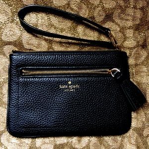 Kate Spade black wristlet